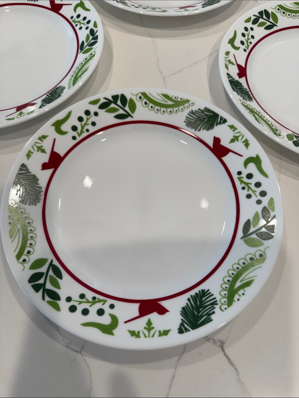 4-Corelle Impressions Birds & Boughs
8.5" Lunch Plates